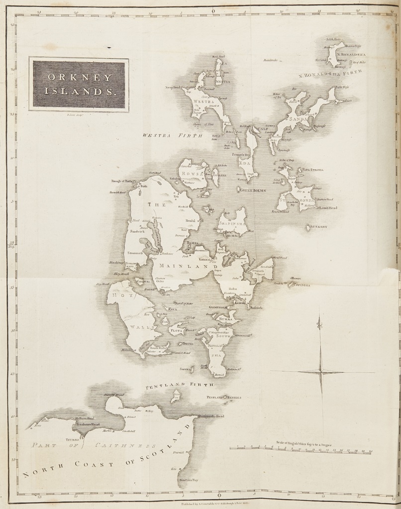 Orkney Map by Barry